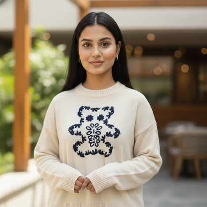 Devangi's Cream Crop-top (Copy)